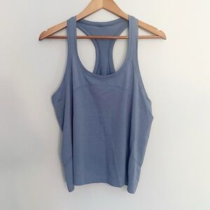 Lululemon Swiftly Tech Racerback Tank Top 2.0 *Waist Length Oasis Blue Size 12